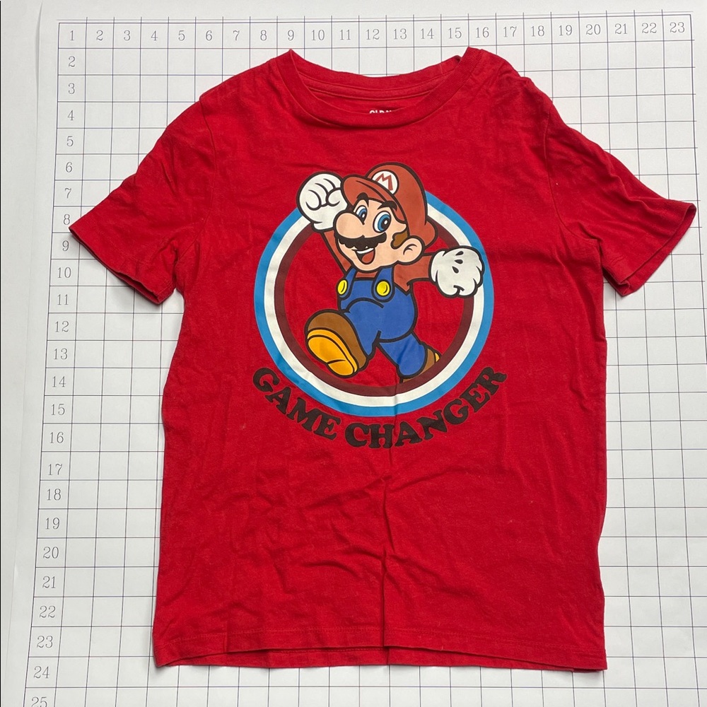 Old Navy Red Kids T-Shirt with Game Changer Design